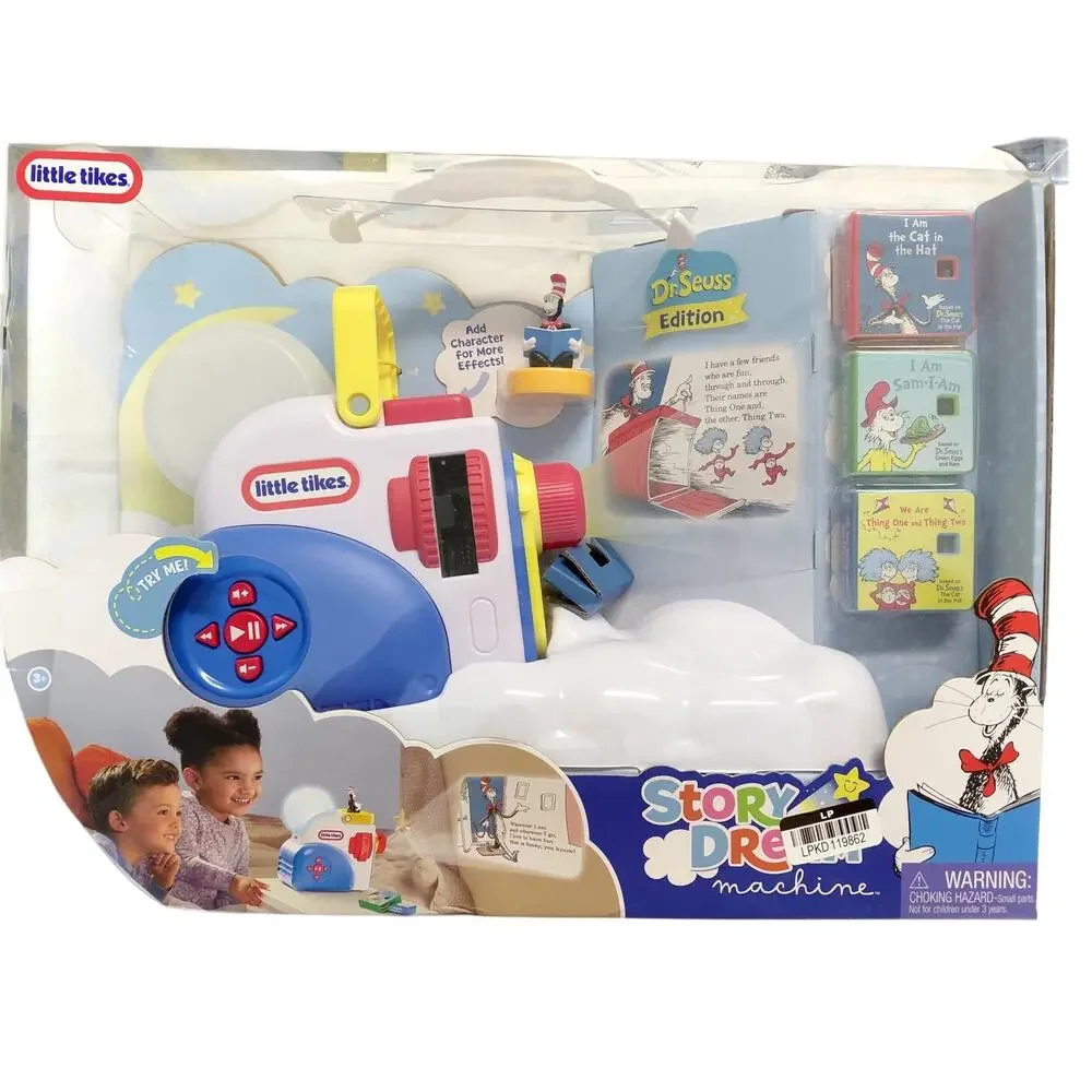 Little Tikes Story Dream Machine Dr. Seuss Starter Pack, Storytime NWT